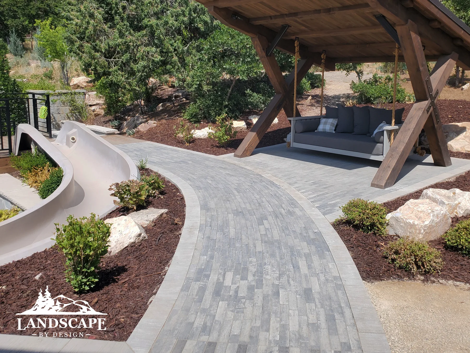 Craft/Hardscape/Floors/Curved Path