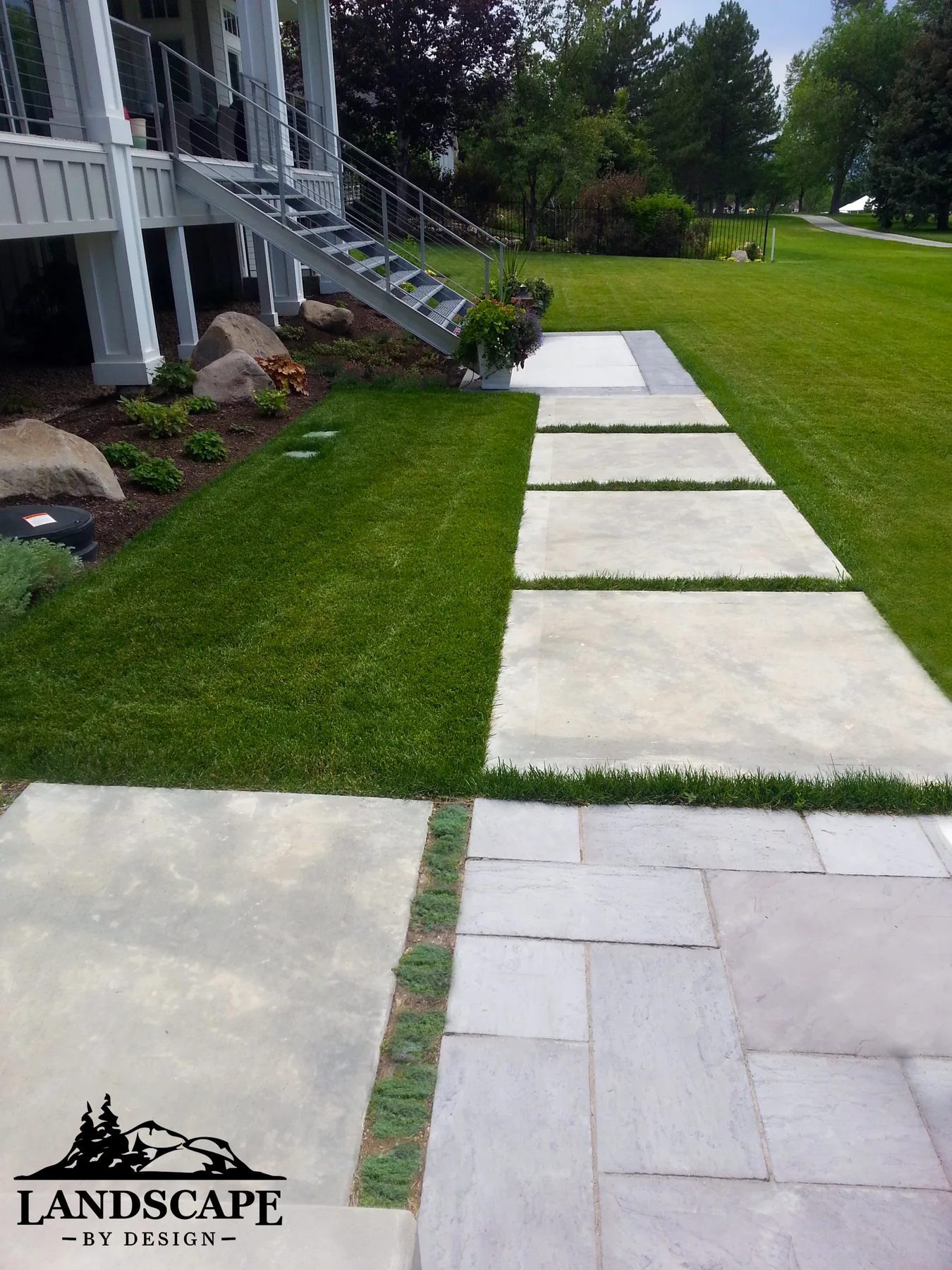 Craft/Hardscape/Floors/Pavers Leading To Deck