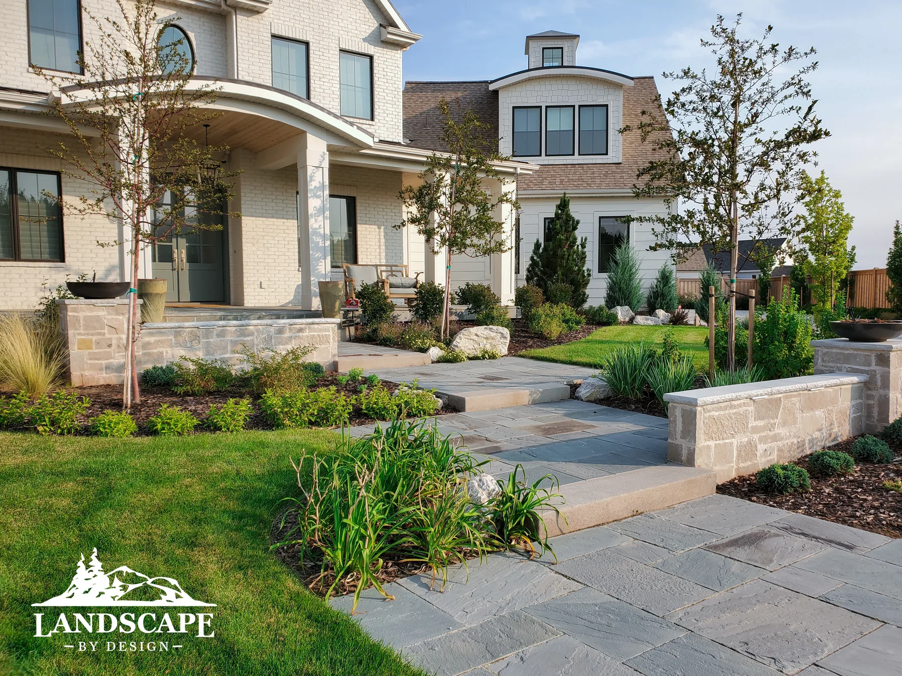 Craft/Hardscape/Steps/Front Steps And Wall