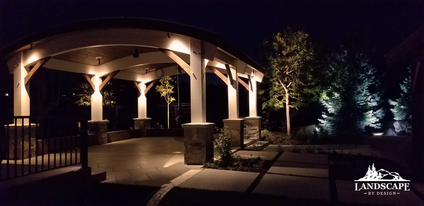 Craft/Lighting/Curved Roof Pavilion Lighting