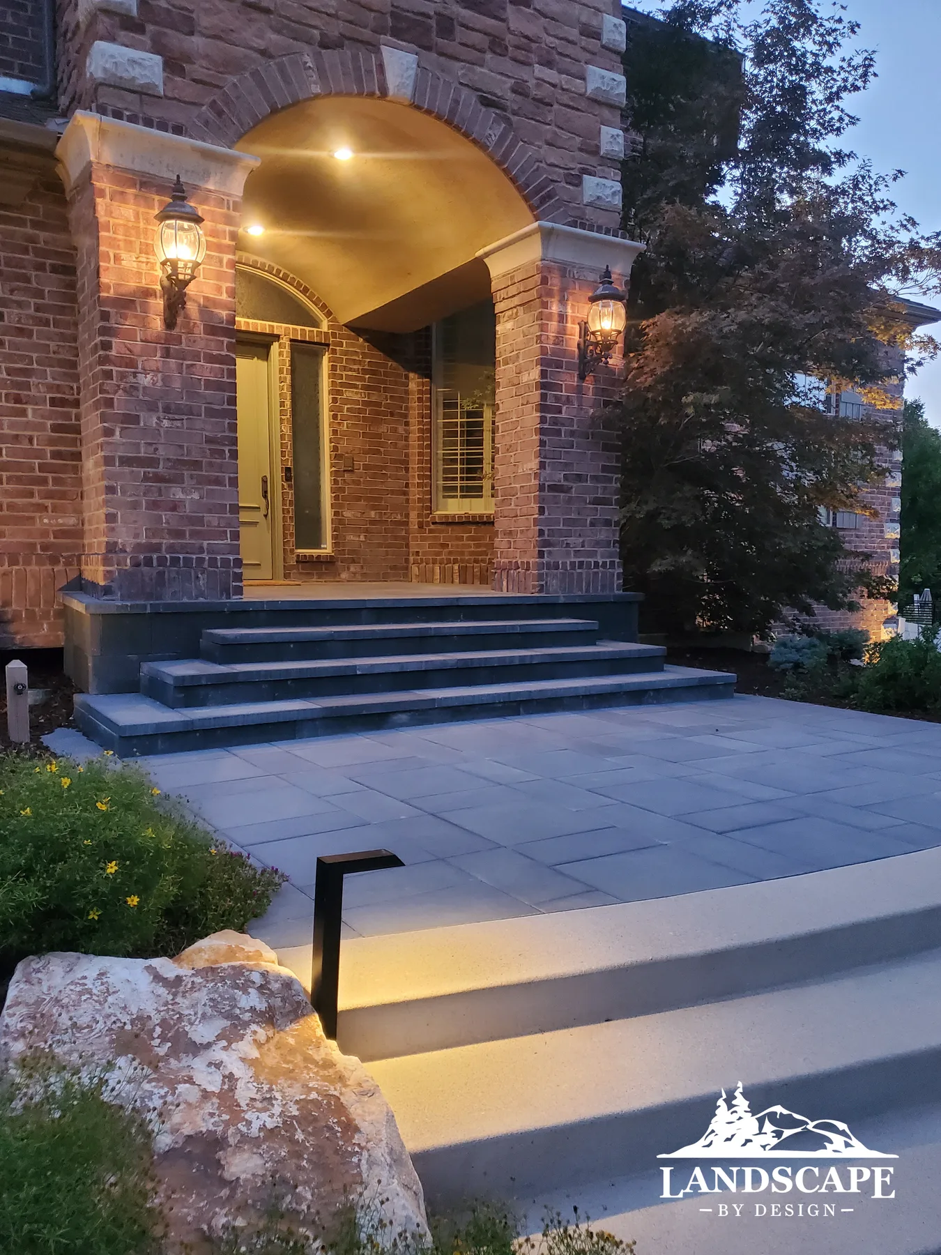 Craft/Lighting/Front Entry Steps Lighting Vertical