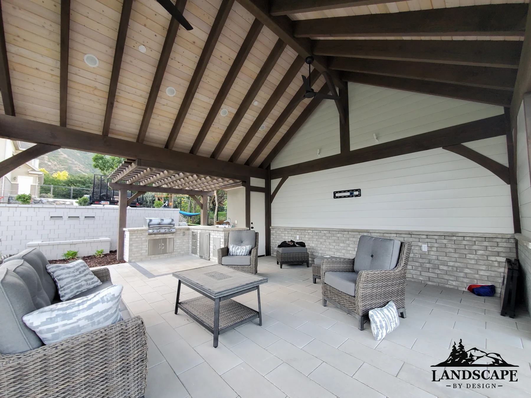 Craft/Structures/Pavilions/Large Pavilion Rafters