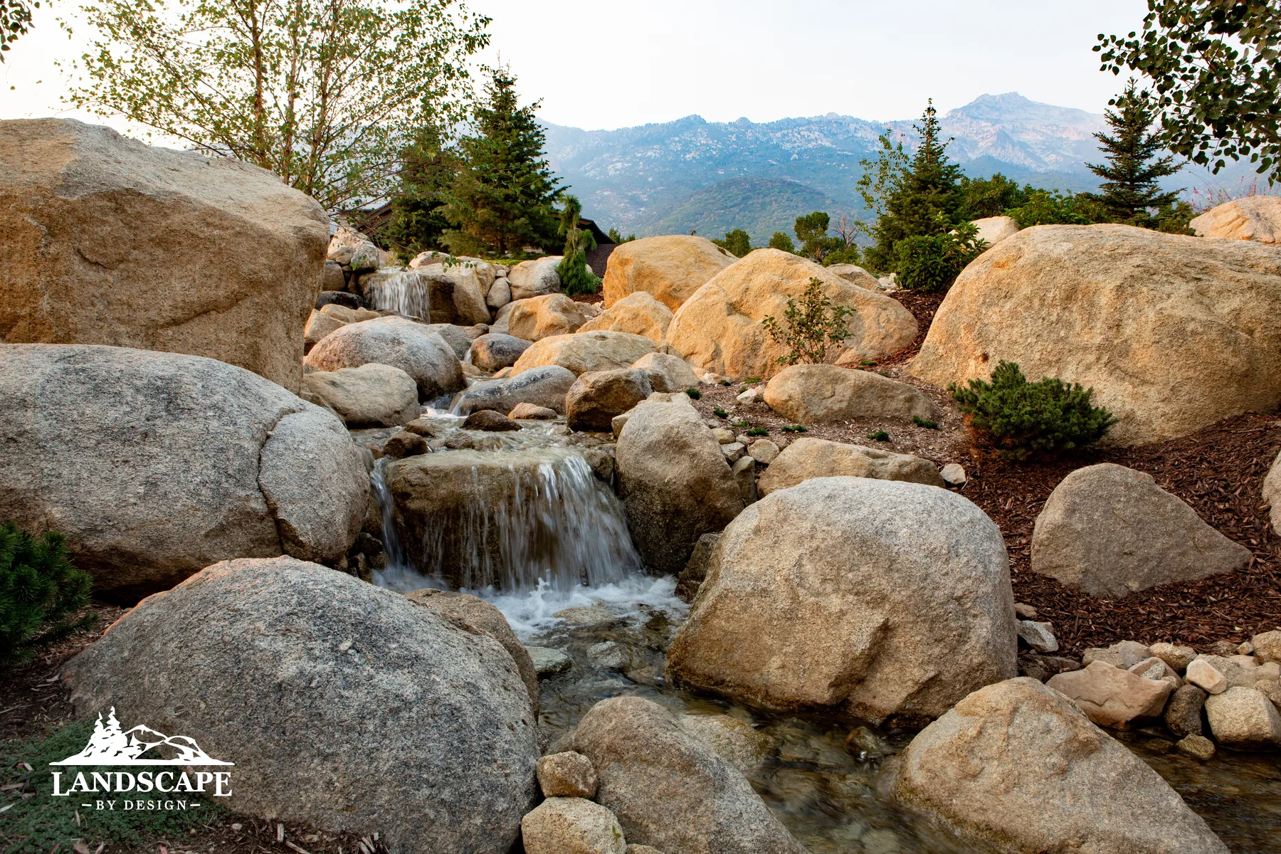 Craft/Water/Natural Streams/Boulders And Small Falls