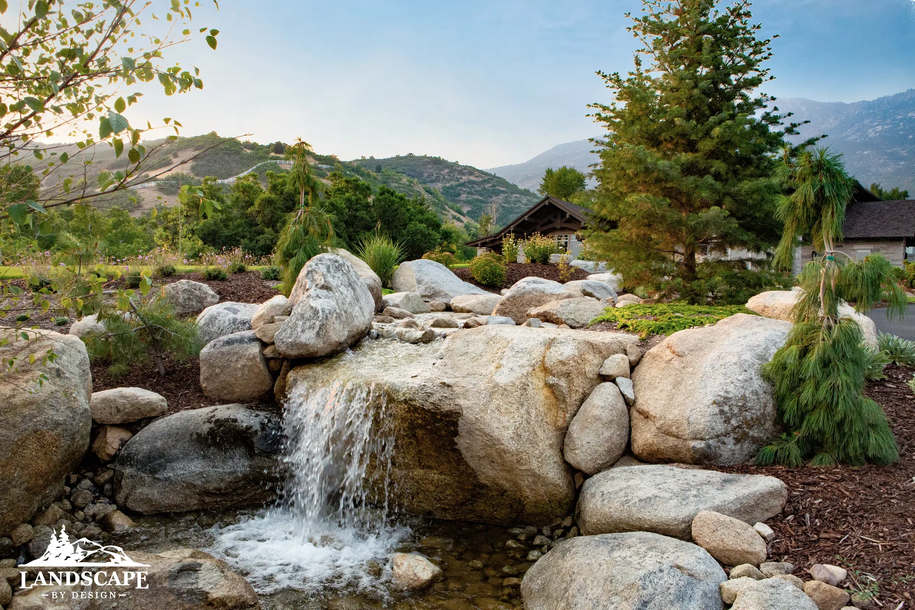 Craft/Water/Natural Streams/Waterfall Off Boulder