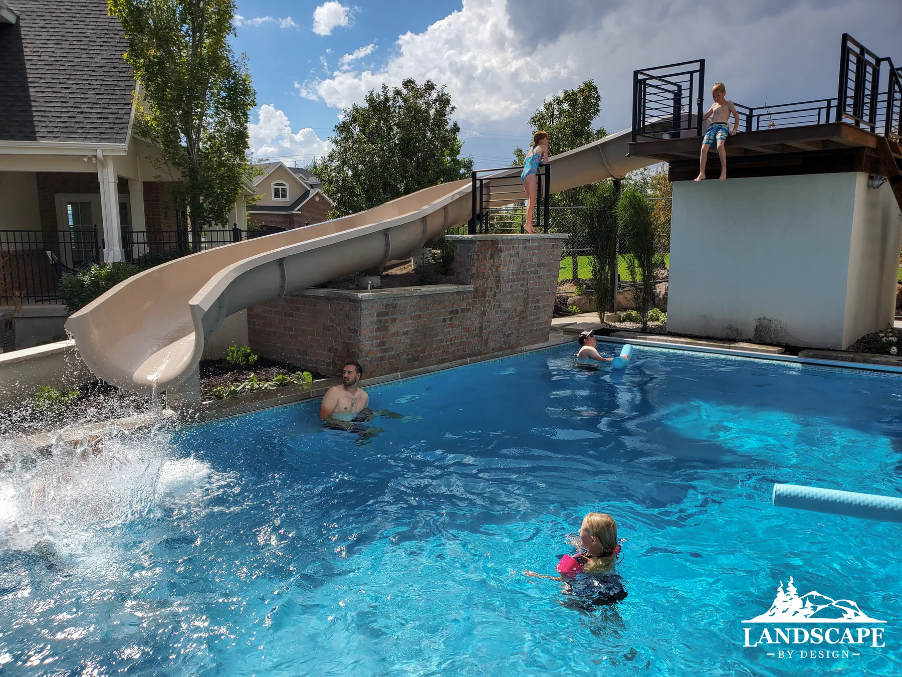 Craft/Water/Pools/Kids Playing Slide Pool