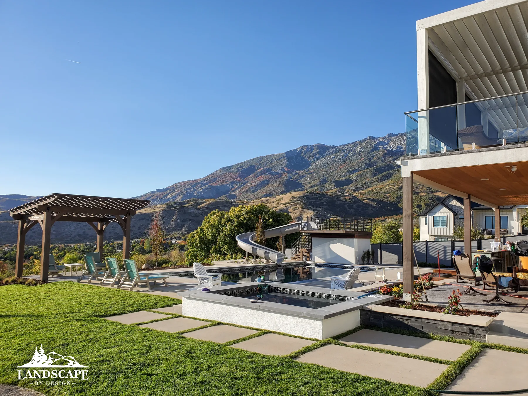 Hot Tub And Pool With View