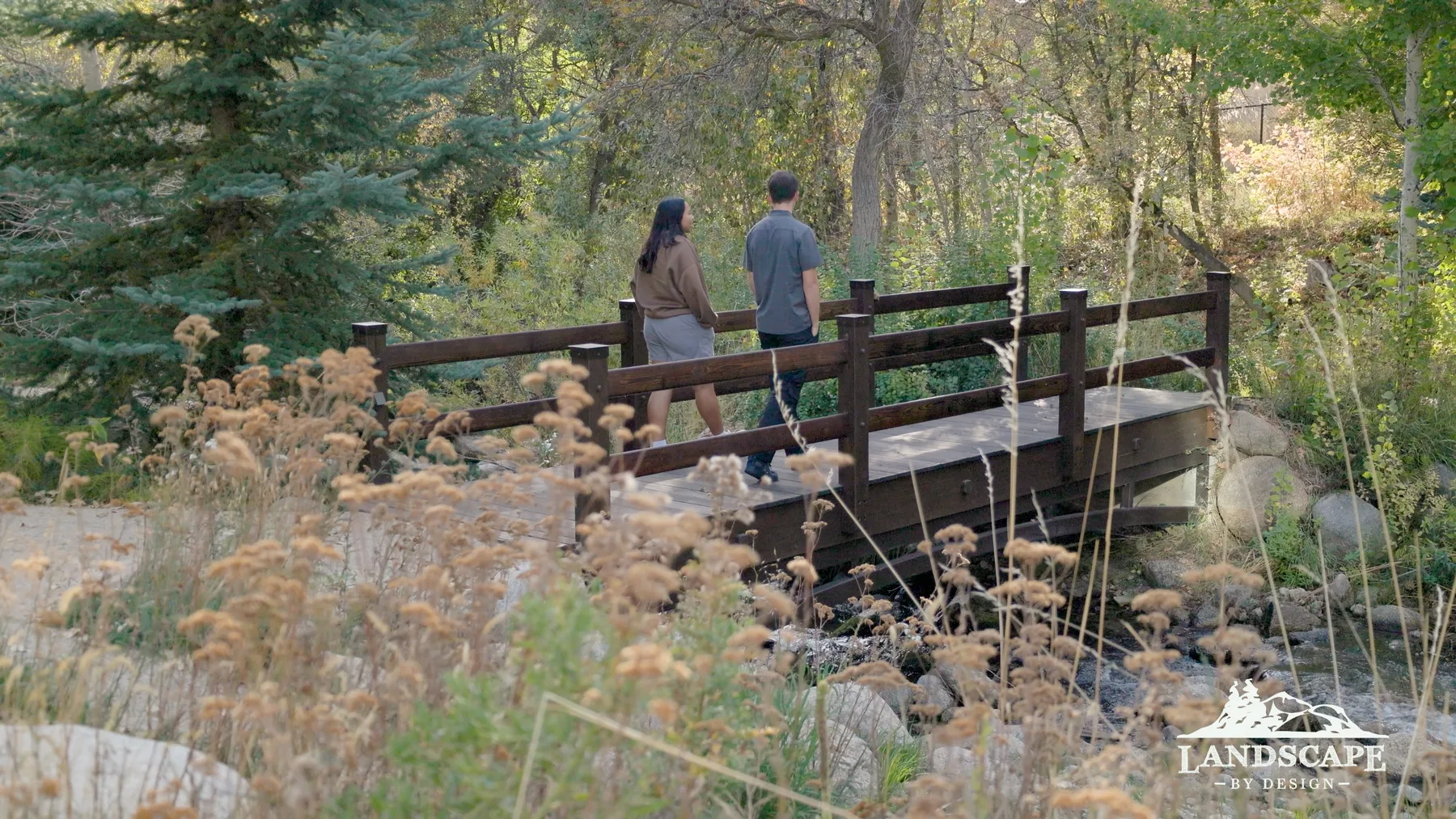 Couple On Bridge