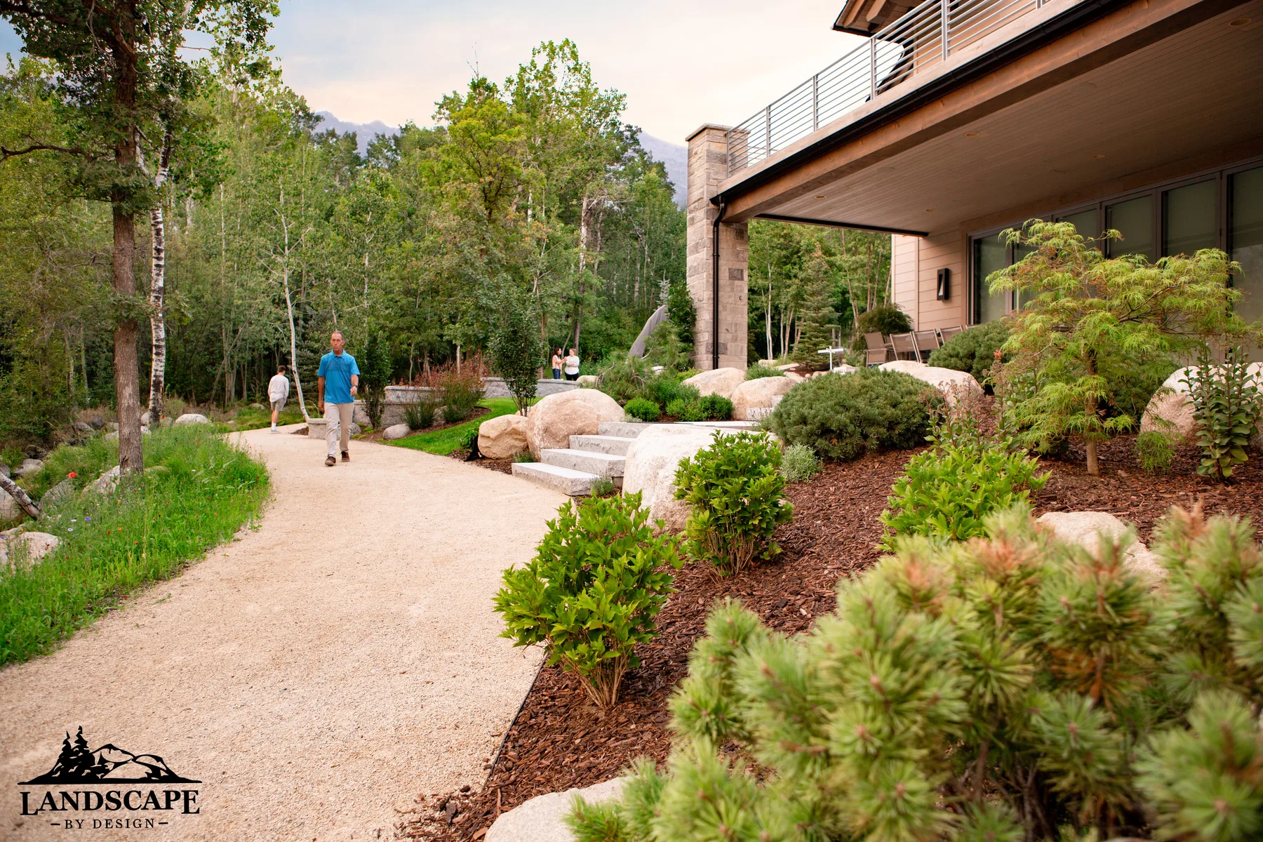 Plants Along Gravel Path