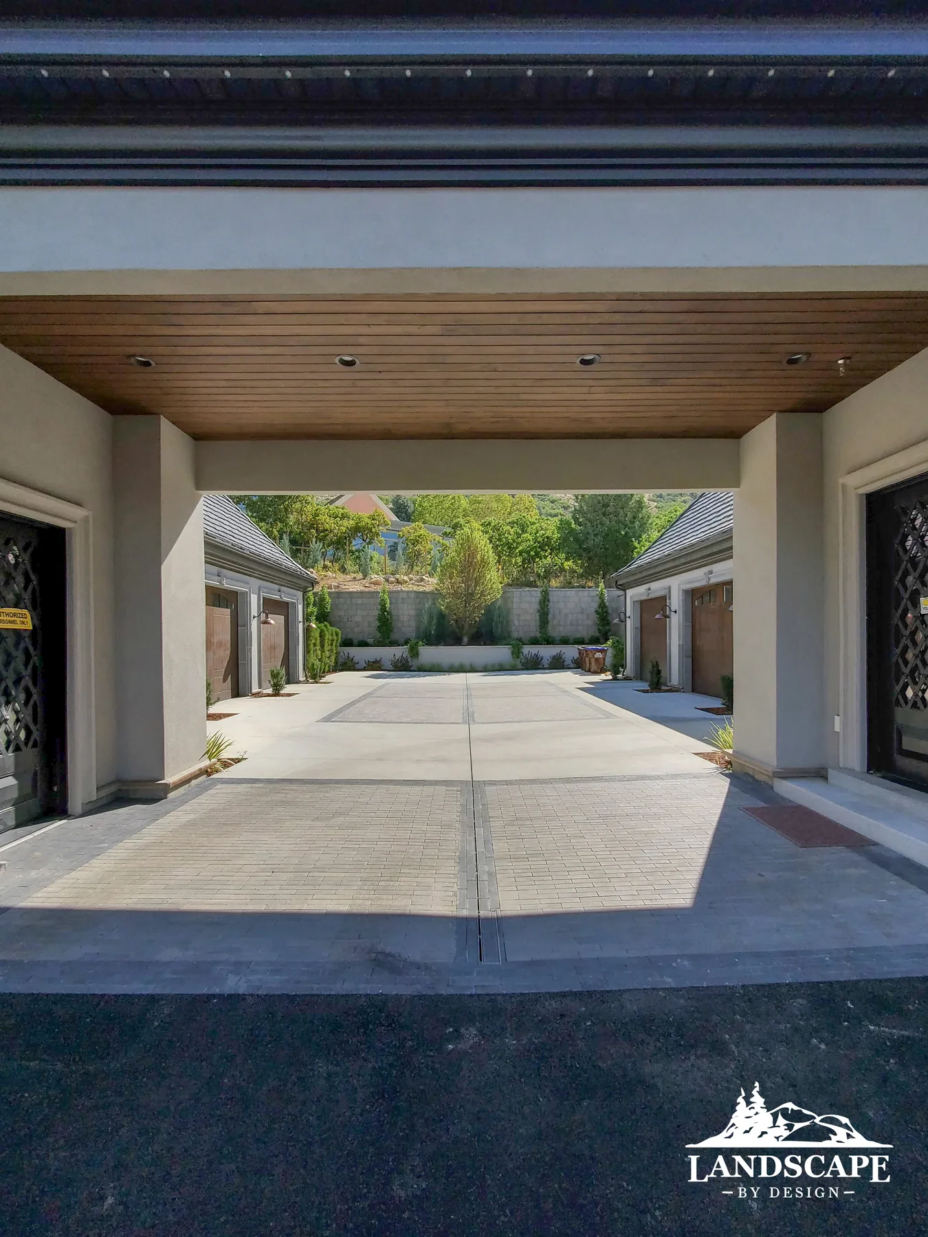 Covered Driveway Pavers