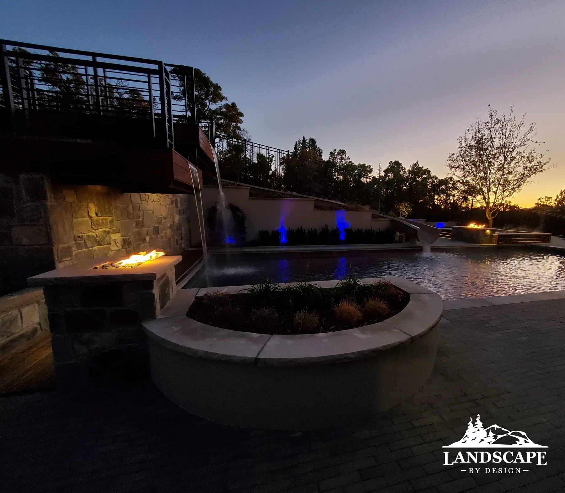 Decorative Lighting By Pool