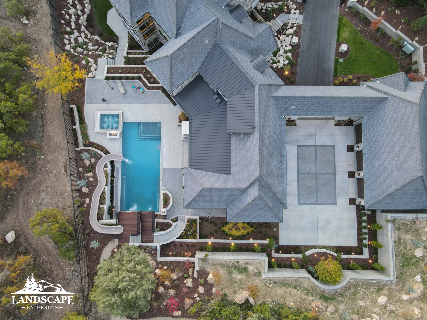 Overhead View Of Pool