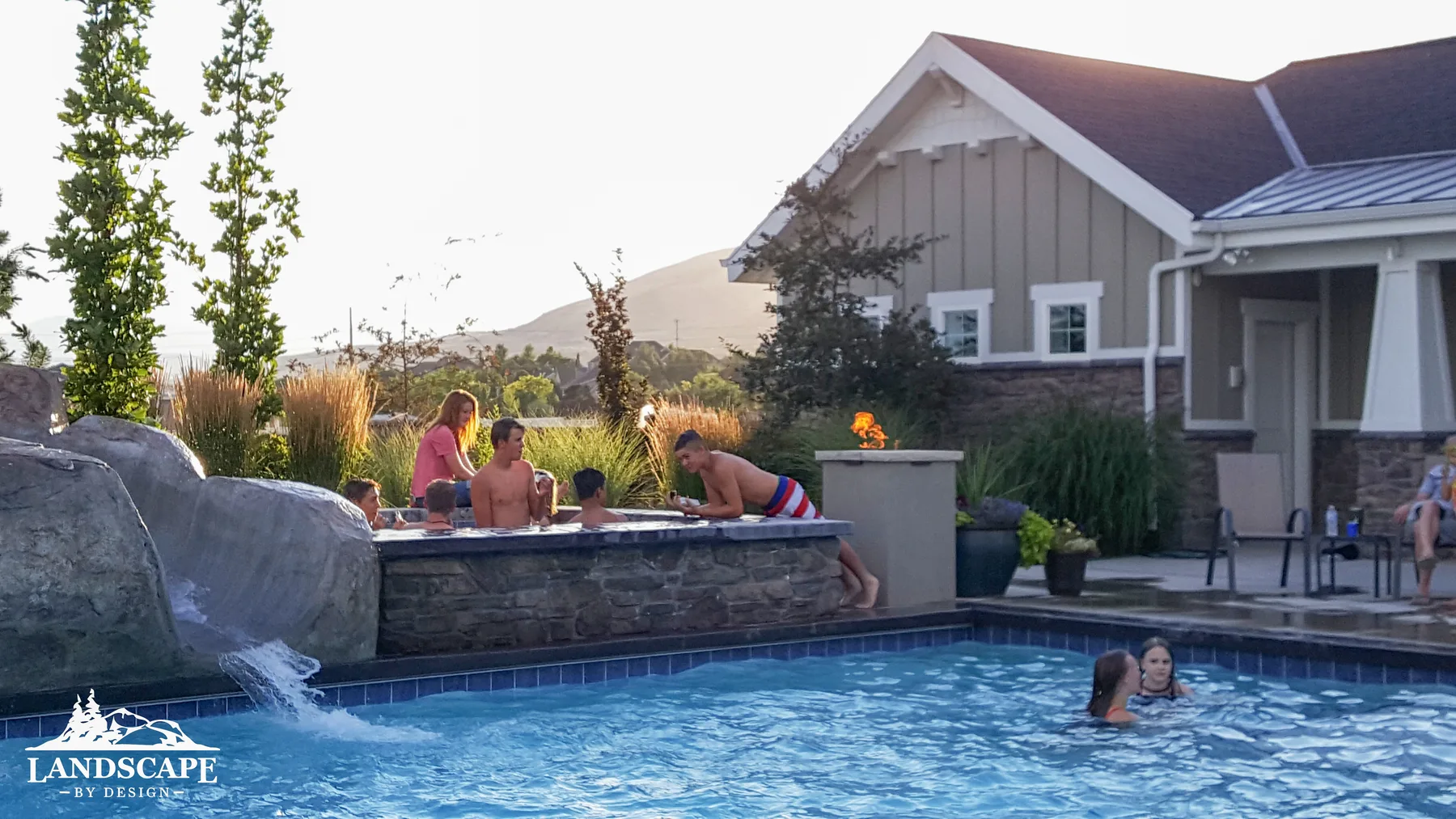 Hot Tub Slide