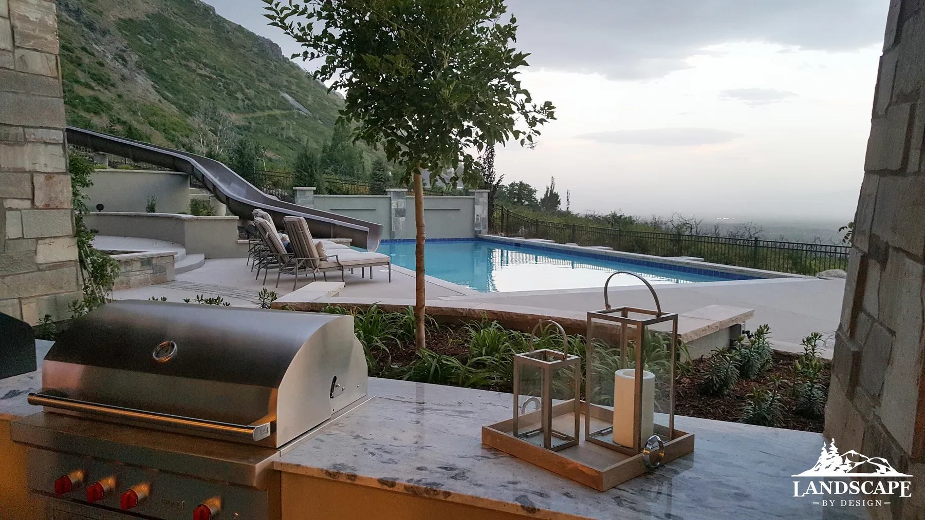 Kitchen Pool Hardscape