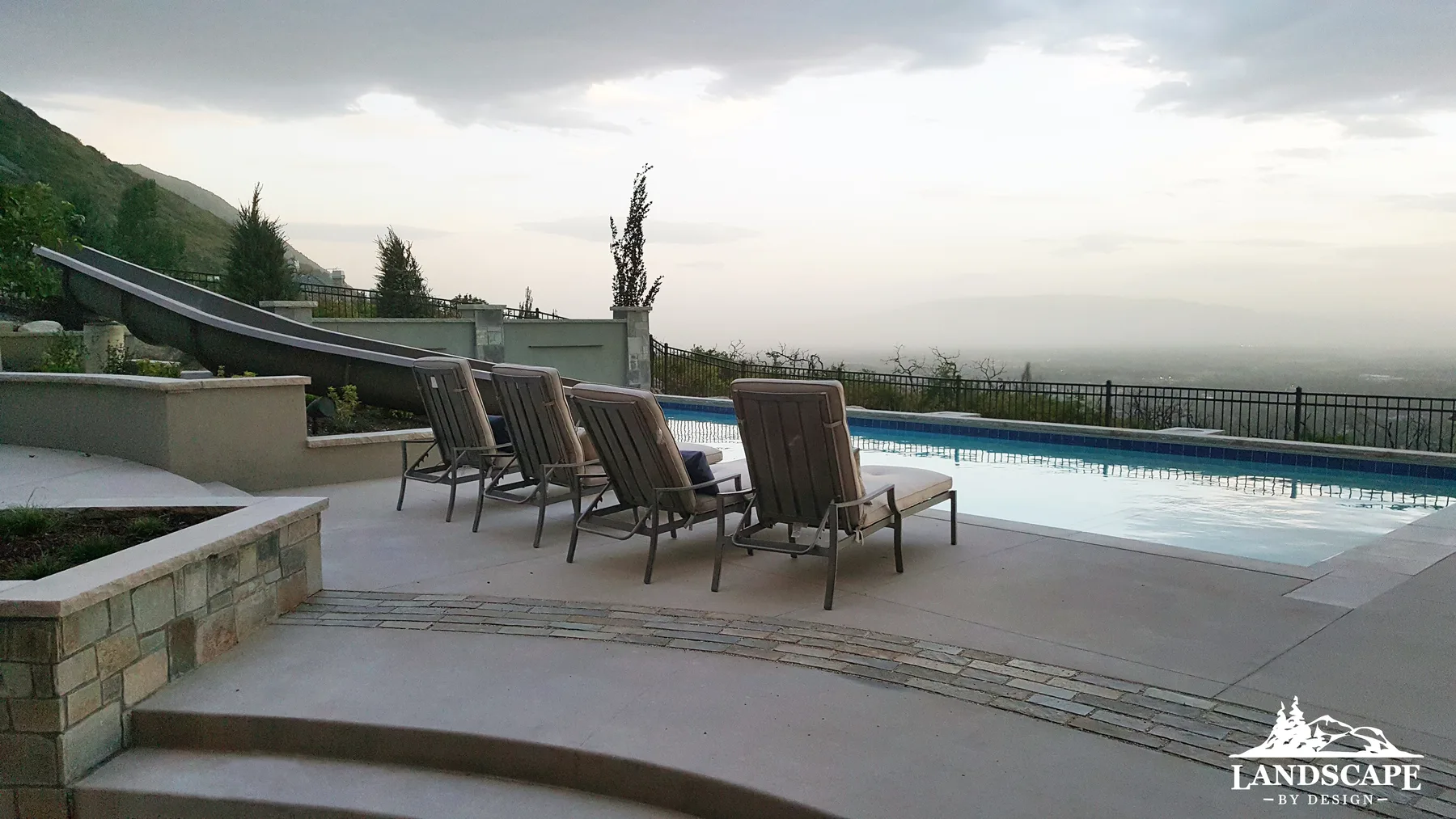 Pool Overlooking Valley