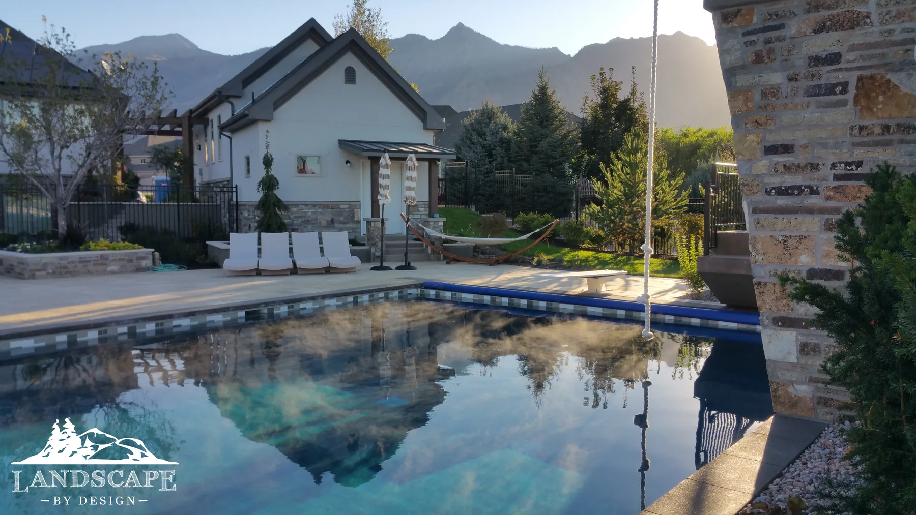 Pool Rope Swing